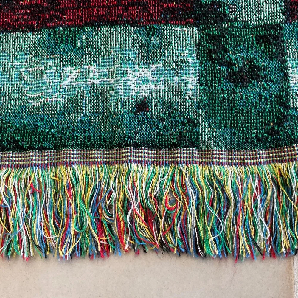 Christmas Snowmen Woven Throw/Blanket Mohawk/Valorie Wenk